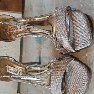 Elegant Silver High Heels